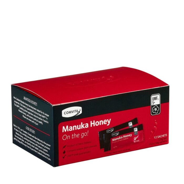 comvita umf 5 manuka honey sachets 12s 12 x 10g 241001095410