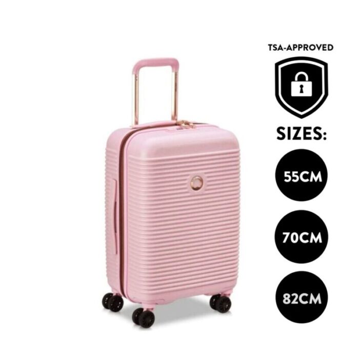 delsey luggage paris freestyle 4 double wheels expandable trolley luggage case peony tsa zst 240801015221