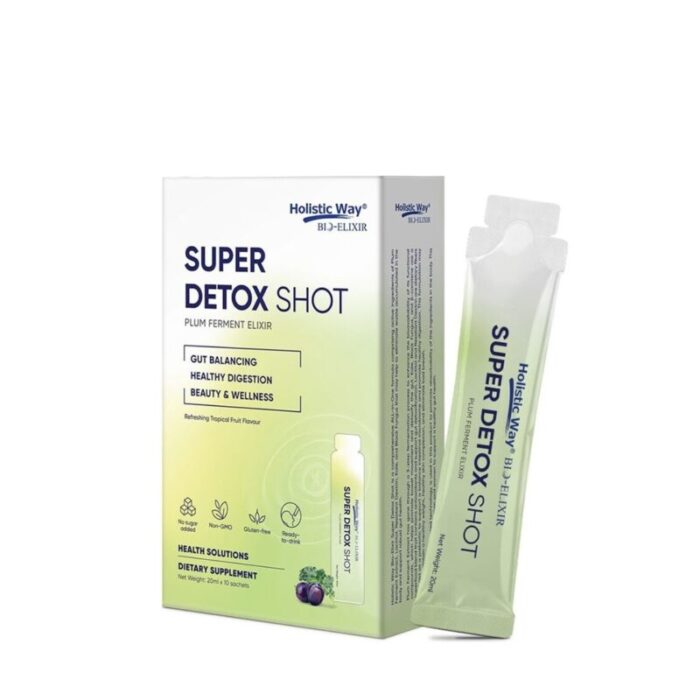 holistic way bio elixir super detox shots 10 sachets x 20ml 240904084609