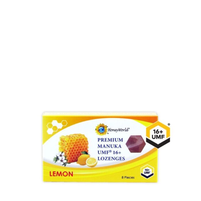 honeyworldmanuka umf 16 lemon lozenges 8pcs 240816040042